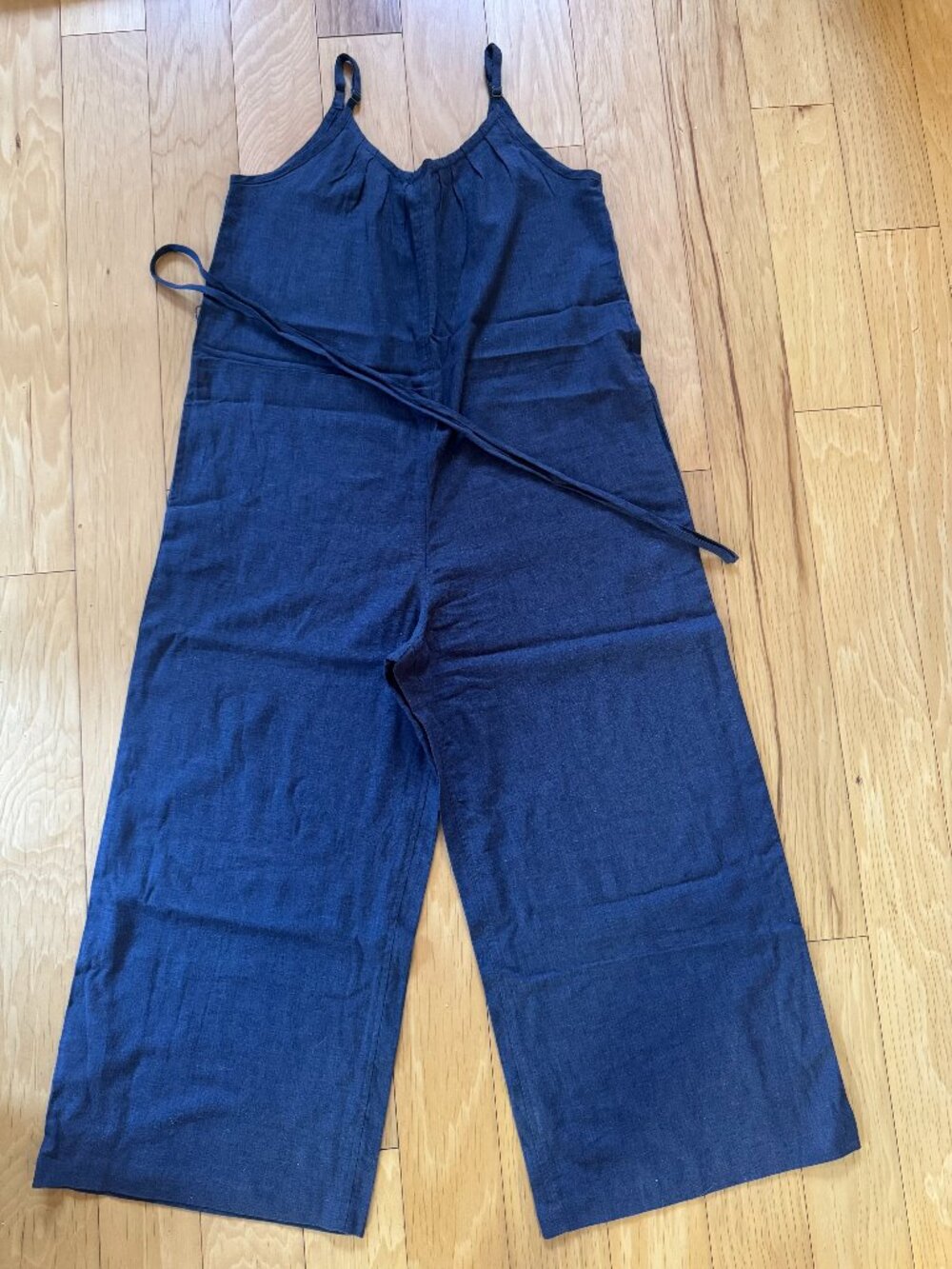 Toad&Co Navy Blue Wide-Leg Jumpsuit β Size Small | Like New